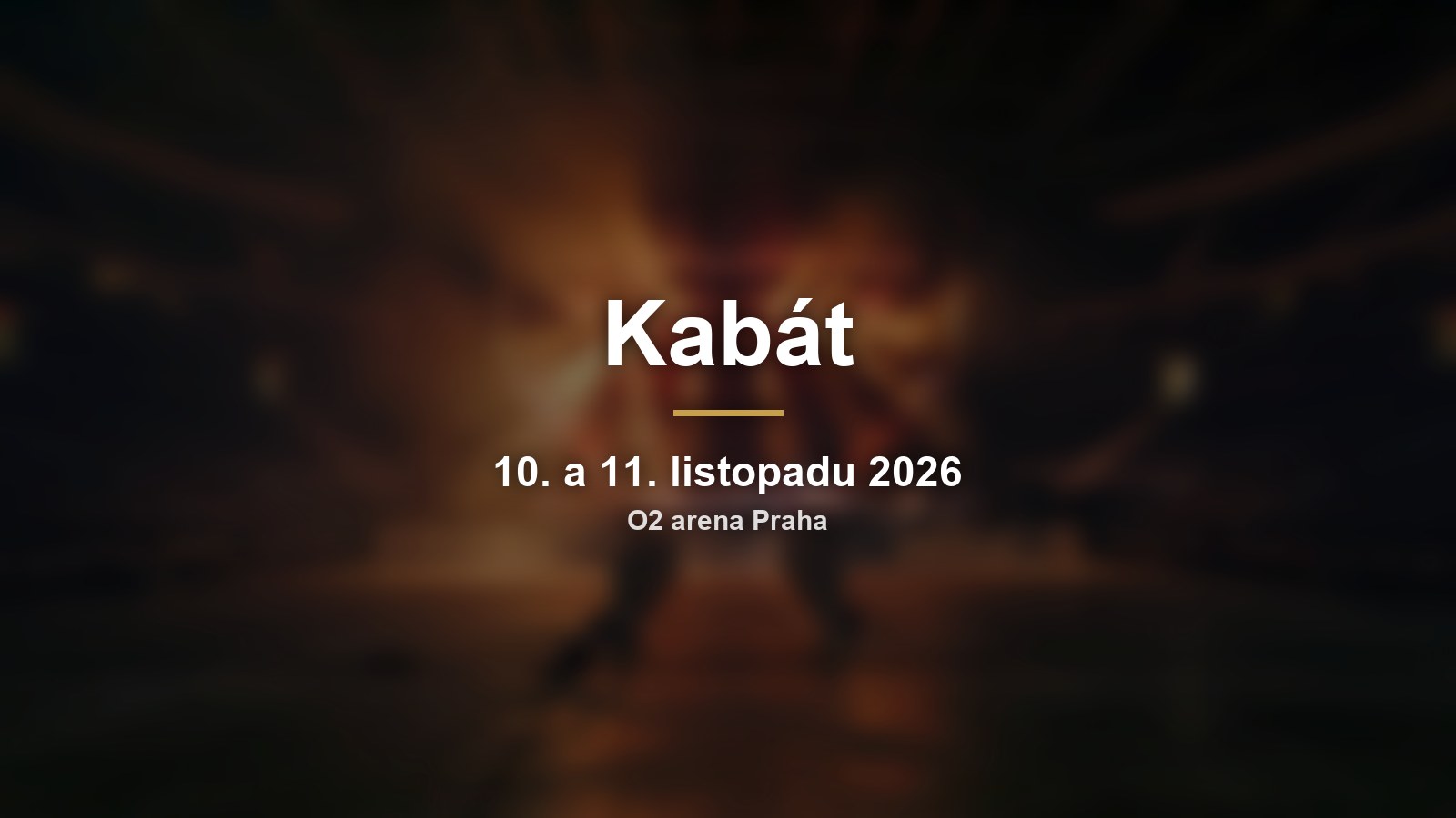 Kabát v O2 areně: dva koncerty k 20 letům alba Corrida