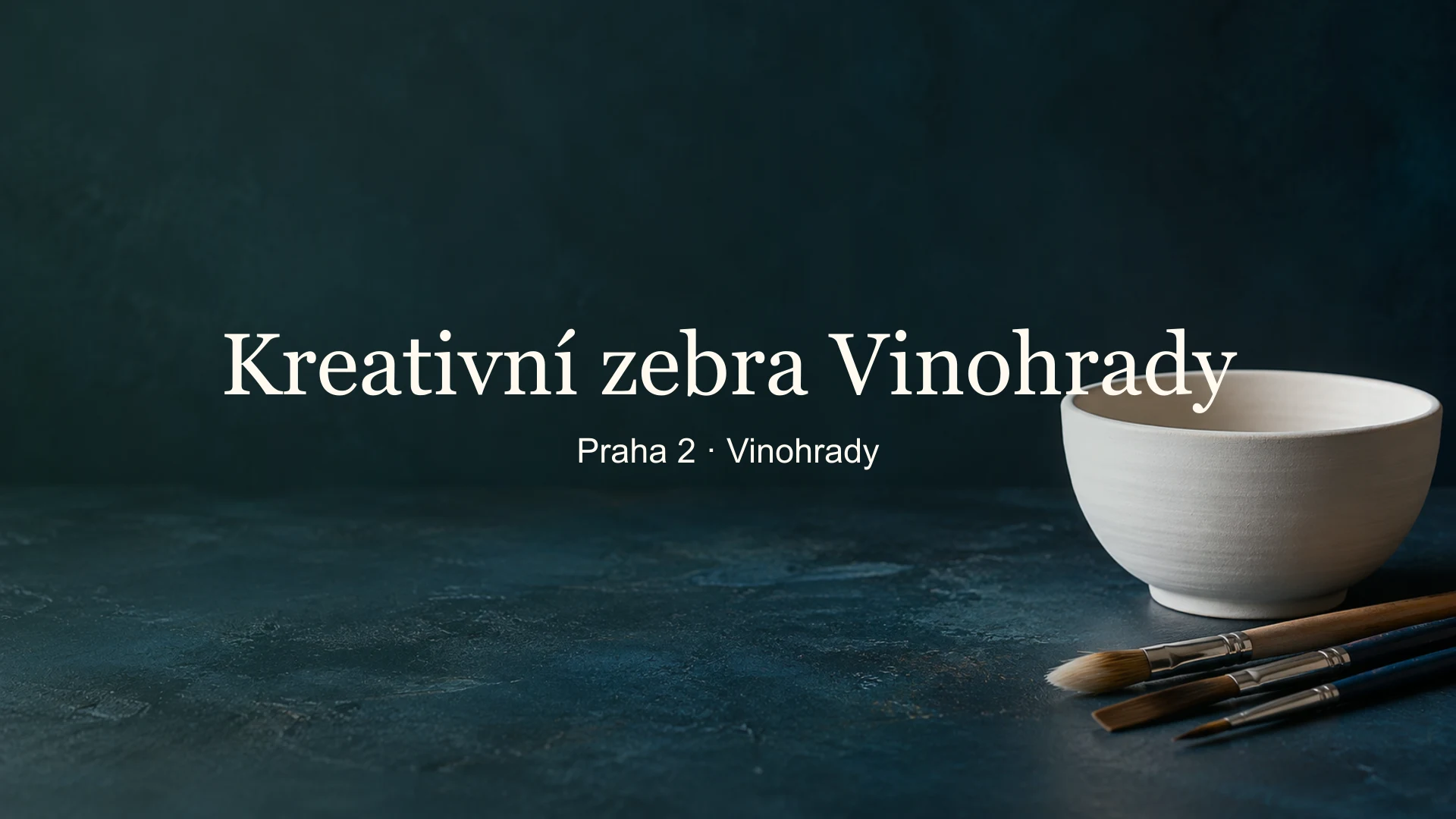 Tematické zátiší keramických materiálů a pomůcek s titulkem Kreativní zebra Vinohrady, Praha 2 · Vinohrady