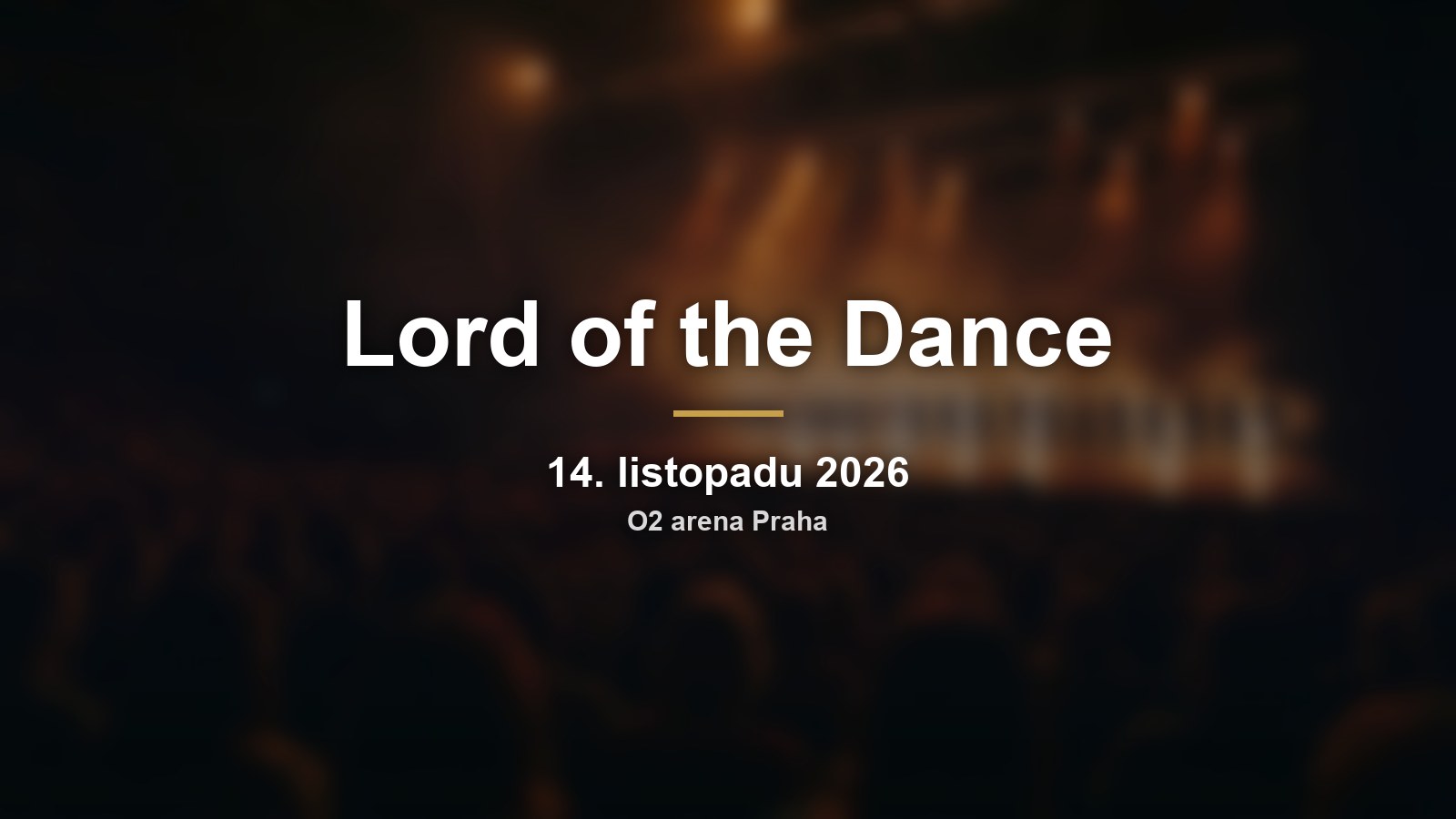 Lord of the Dance v O2 areně: 30 let irské show a jediný večer