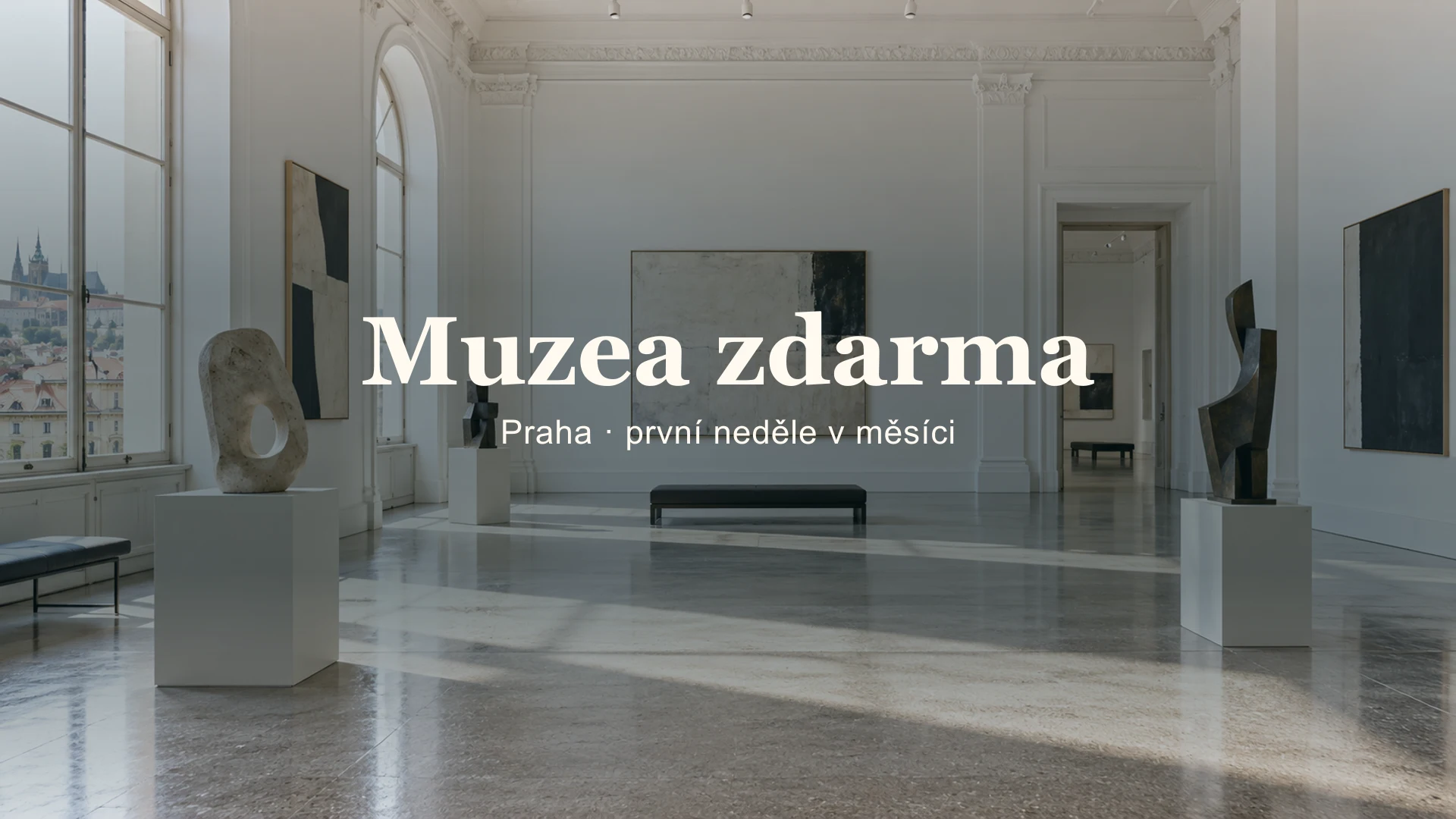 Ilustrační interiér galerie.