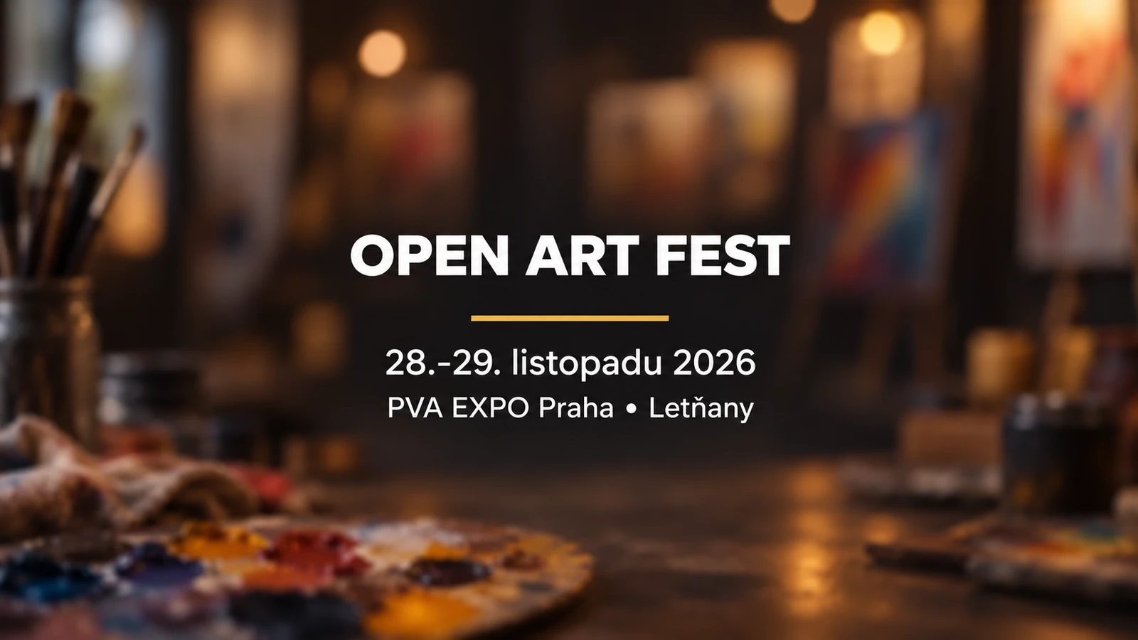 Open ART Fest, 28. a 29. listopadu 2026, PVA EXPO Praha v Letňanech