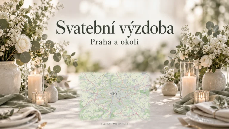 Svatební výzdoba: svatební detail a skutečná regionální mapa.