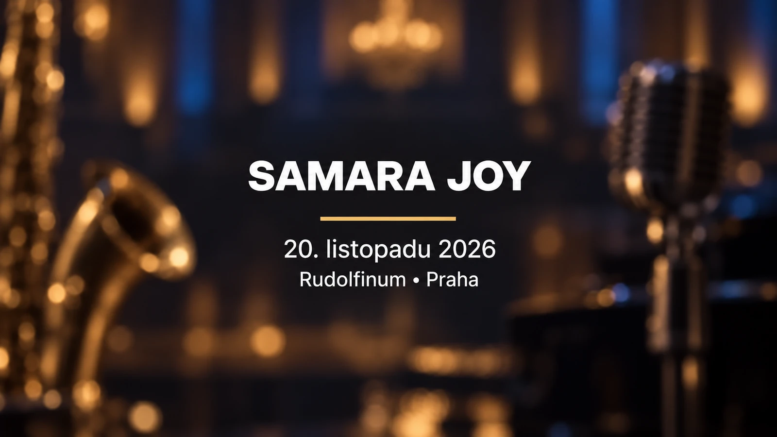 Samara Joy, 20. listopadu 2026, Rudolfinum v Praze