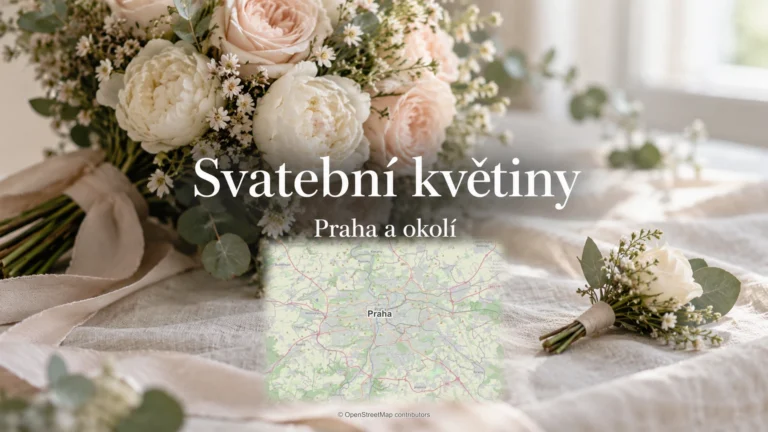 Svatební květiny: svatební detail a skutečná regionální mapa.