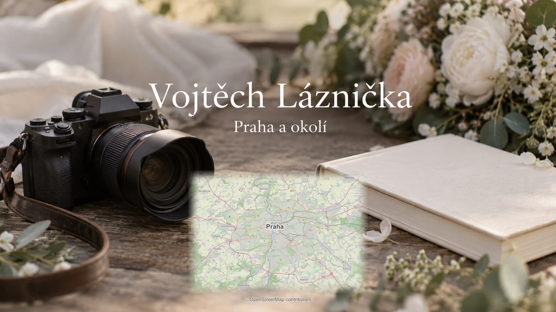 Vojtěch Láznička: svatební detail a skutečná regionální mapa.